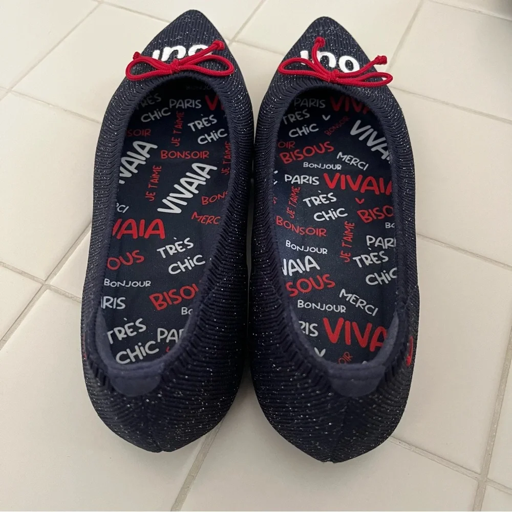 Vivaia Aria 5 French Special Edition Oui Flats, Size 39 US Size 8, RARE Olympics - Picture 4 of 8